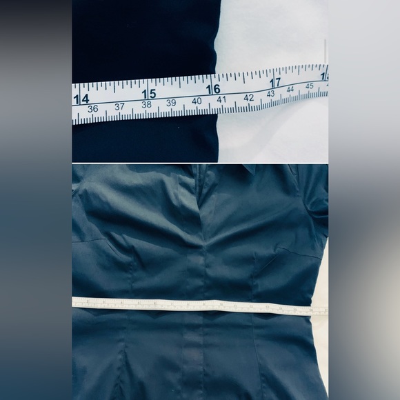 Armani Collezioni US6 Killer Vintage/Blk Top button pullover side-zip 🤩 blouse - Picture 15 of 16